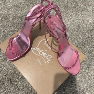 Christian Louboutin Metallic Pink Heels